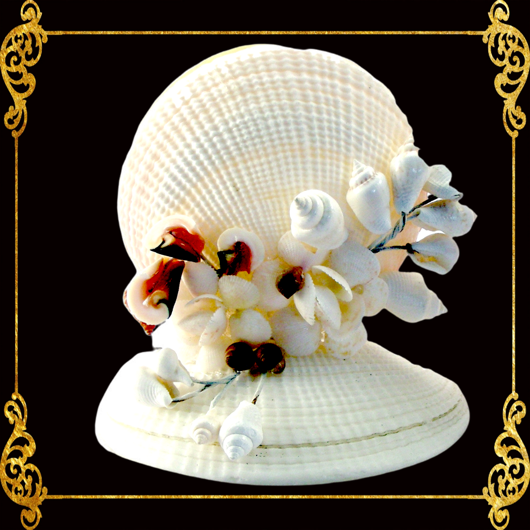 Seashell Table Ornament | Paper Weight | Seashell Flower