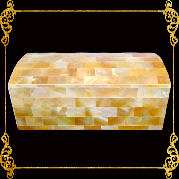 Jewelry Box | Mop Shell | Large | Curve Top A