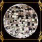 Coaster Made of Capiz Shells Design