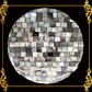 Coaster Made of Capiz Shells Design