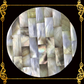 Coaster Made of Capiz Shells Design