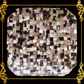 Coaster Made of Capiz Shells Design