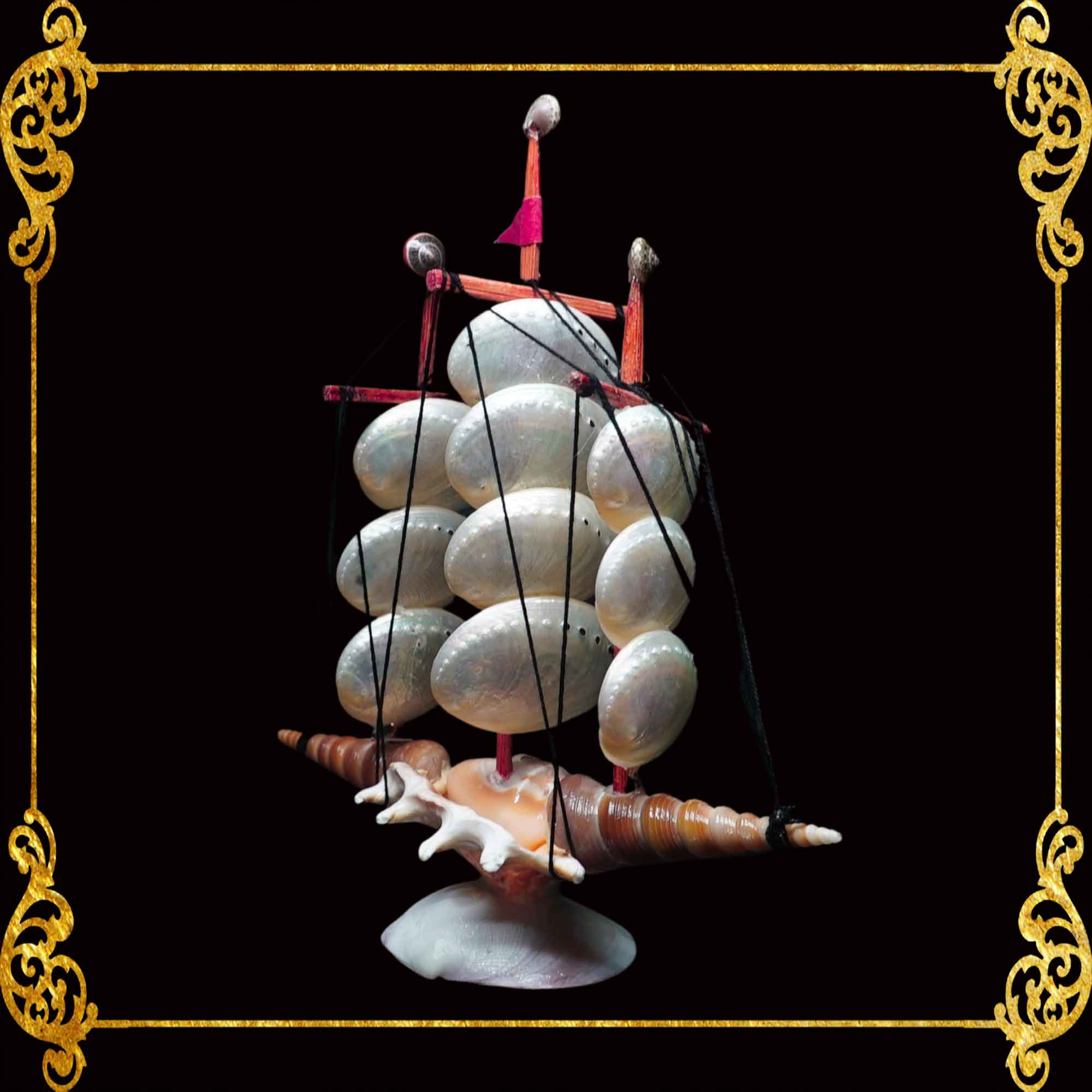 Seashell Boat | Made of Real Abalone Shell | Mini Galleon – Seashell ...