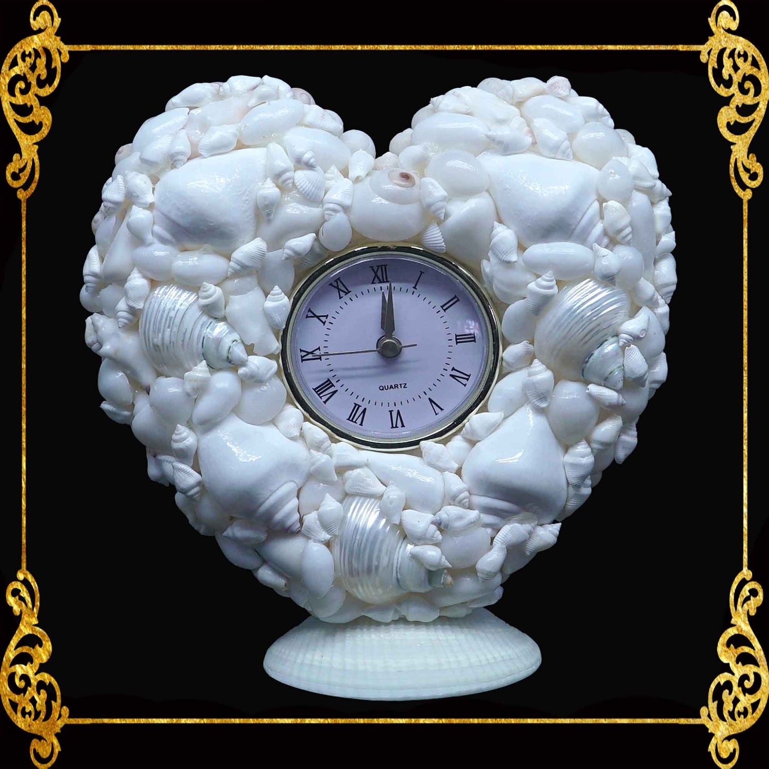 Seashell Table Clock