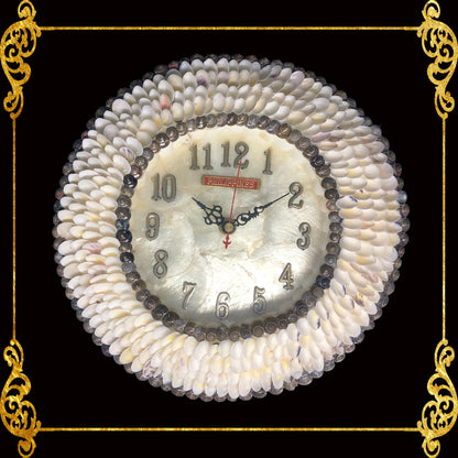 Seashell Wall Clock