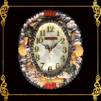Seashell Assorted Wall Clock