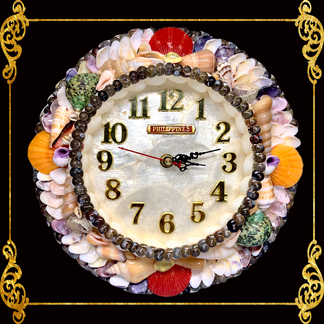 Seashell Assorted Wall Clock