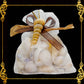 Mixed Sea Shell in Organza Bag | 250 Grams | Assorted White Shells
